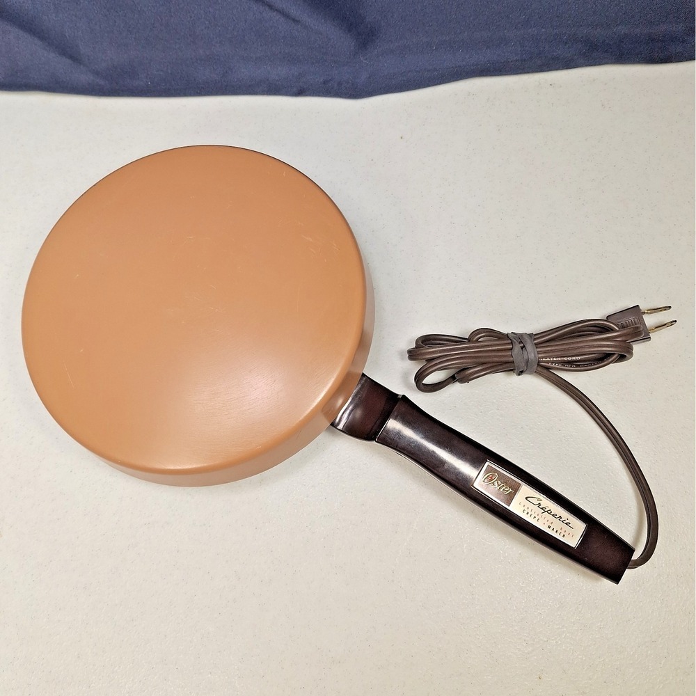 Vintage Oster Creperie Crepe Maker USA Made Controlled Heat Tested Working